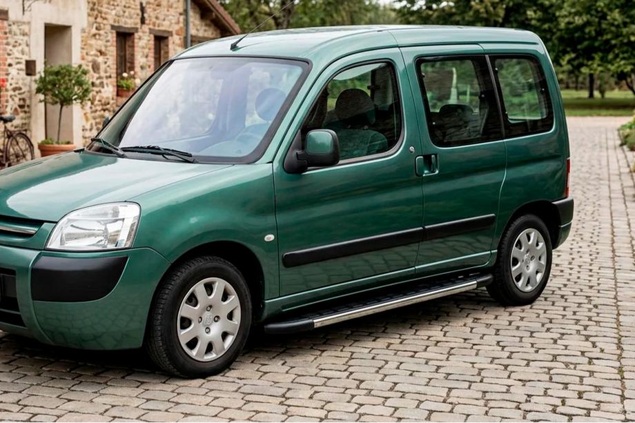 Peugeot Partner 1996–2008 Stranske stopnice Duru (2 kos, aluminij) Image