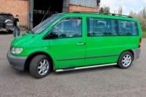 Mercedes Vito W638 1996–2003 Stranske cevi (2 kos, nerjavno jeklo) Ø60 mm fotografija 3