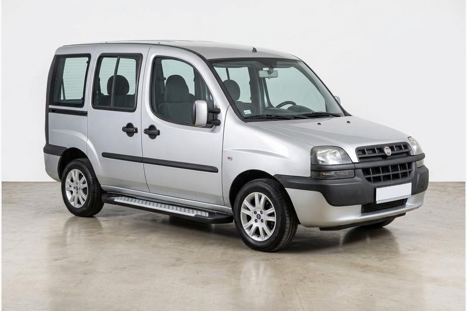 Fiat Doblo I 2001–2005 Stranske stopnice Allmond Grey (2 kosa, aluminij) Image
