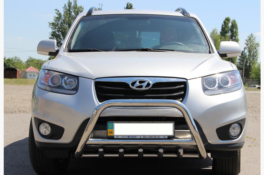 Hyundai Santa Fe 2 2006–2012 Prednji zaščitni lok WT003 (nerjavno jeklo) Fotografija 1