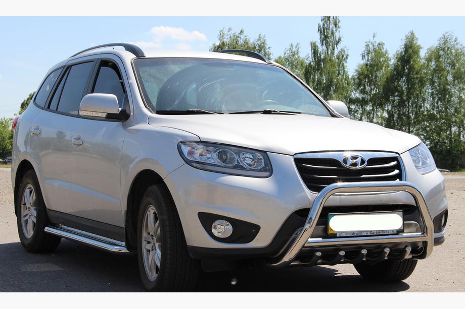 Hyundai Santa Fe 2 2006–2012 Prednji zaščitni lok WT003 (nerjavno jeklo) Fotografija 2