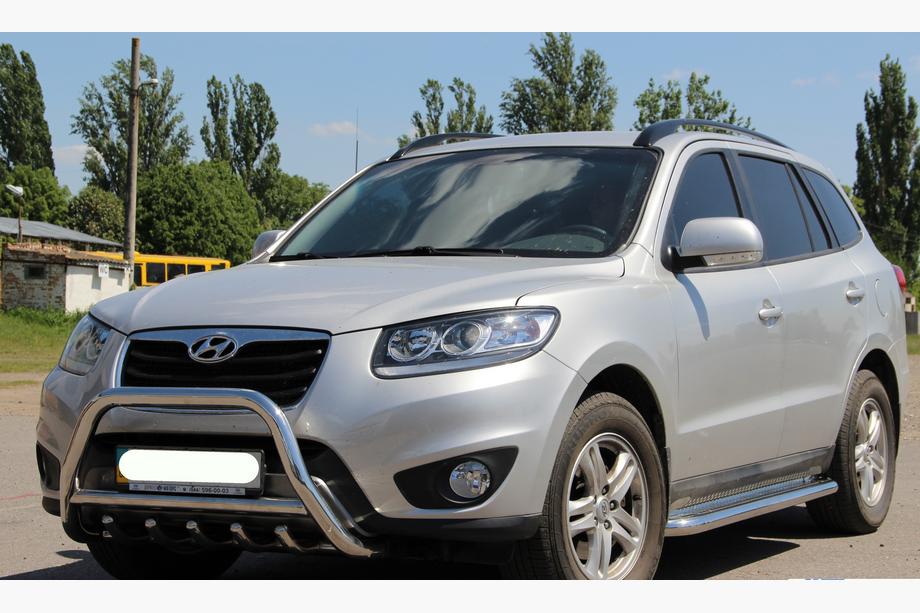 Hyundai Santa Fe 2 2006–2012 Prednji zaščitni lok WT003 (nerjavno jeklo) Fotografija 4
