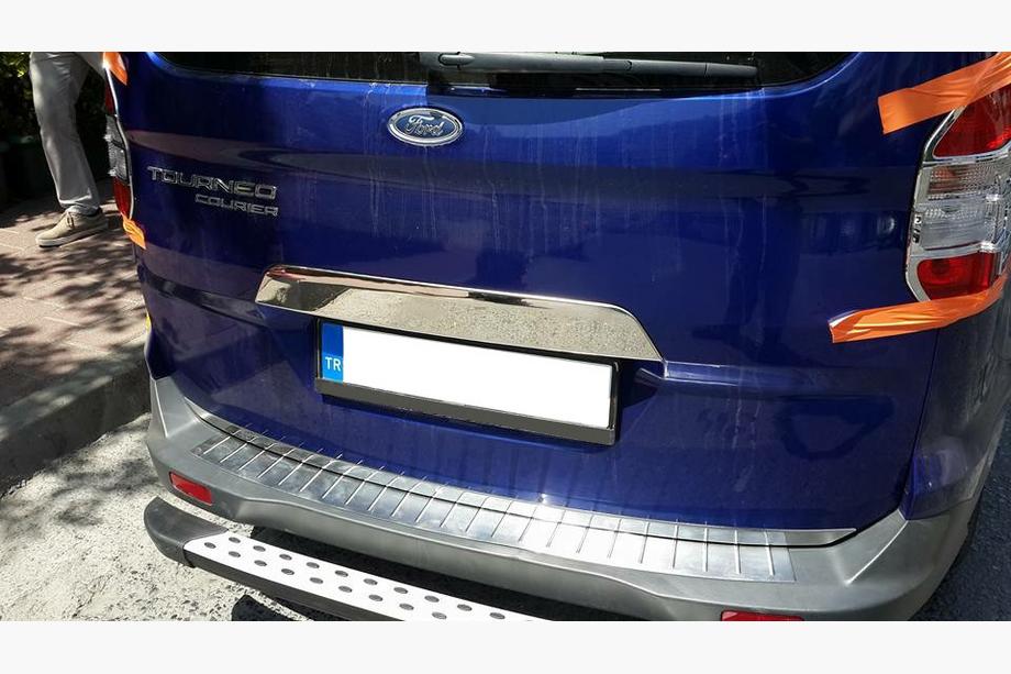 Ford Courier 2014–2023 Letvica nad registrsko tablico (nerjavno jeklo) Carmos - turško nerjaveče jeklo Image