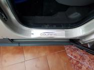 Ford Courier 2014–2023 Zaščitne letve pragov OmsaLine (4 kosi, nerjaveče jeklo) fotografija 3