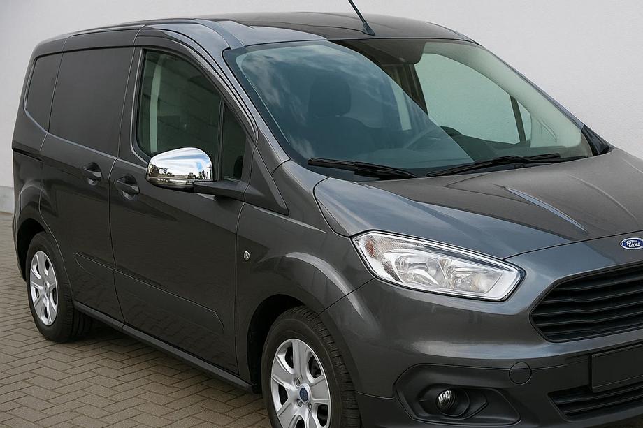 Ford Courier 2014–2023 Kromirani pokrovi ogledal (2 kosa, plastika) Image
