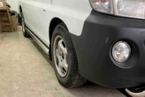 Hyundai H200, H1, Starex 1998–2007 Stranske cevi BB002 (2 kosa, nerjaveče jeklo) fotografija 3