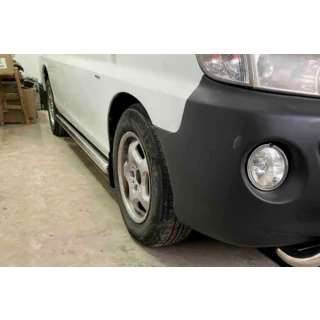 Stranske cevi BB002 (2 kosa, nerjaveče jeklo) fotografija 3