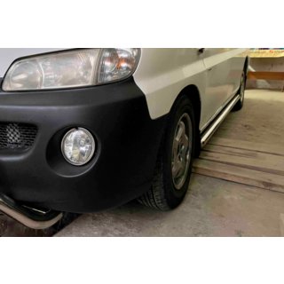 Stranske cevi BB002 (2 kosa, nerjaveče jeklo) Hyundai H200, H1, Starex 1998–2007 fotografija 1
