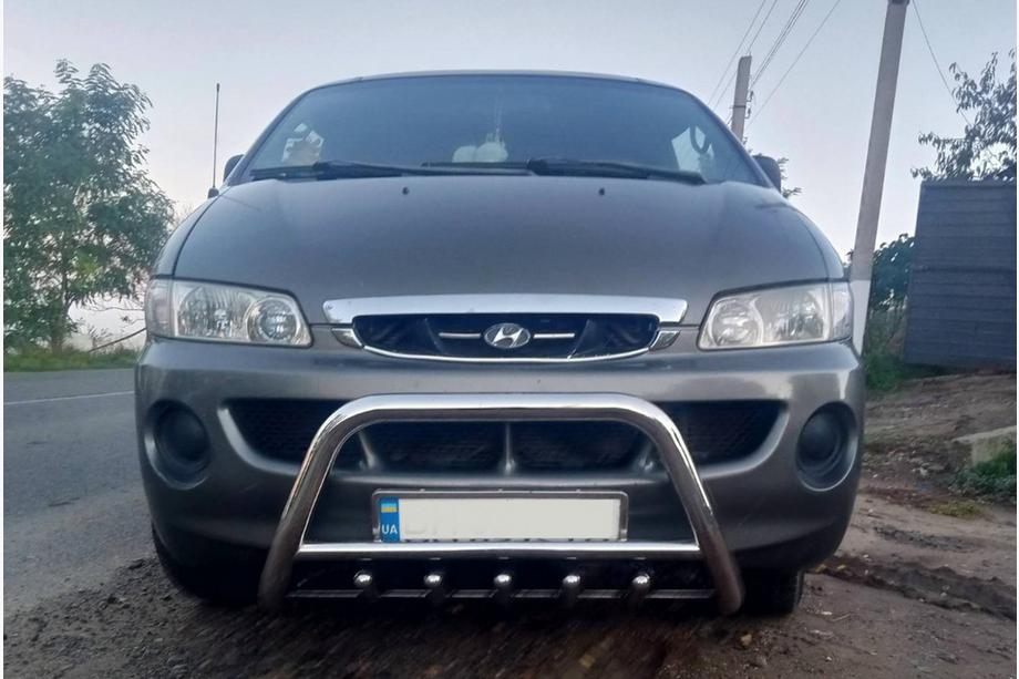 Hyundai H200, H1, Starex 1998–2007 Prednji zaščitni lok WT003 (nerjavno jeklo) Image
