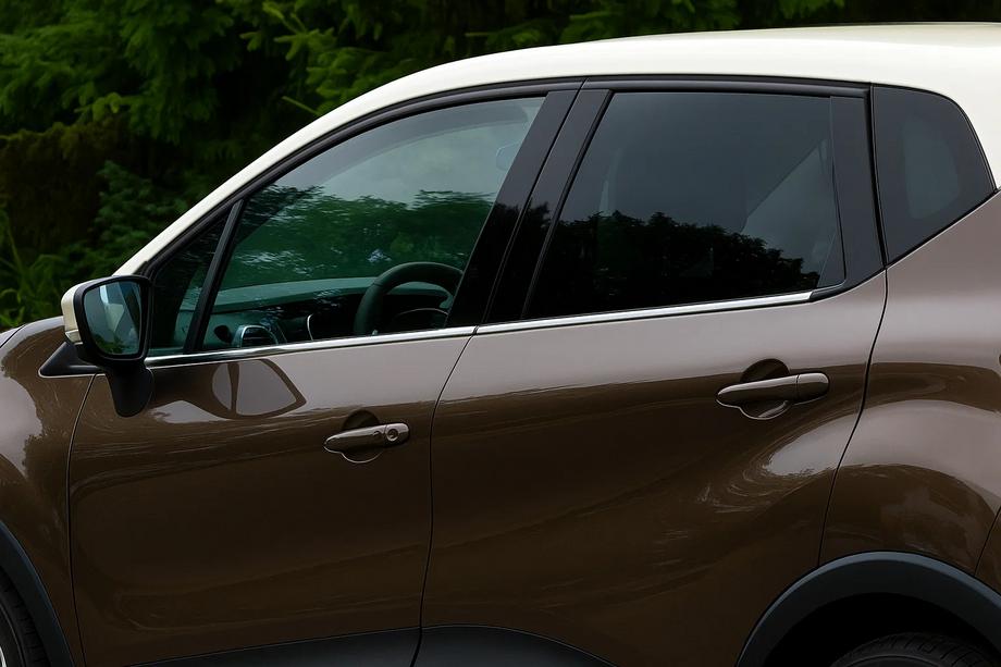 Renault Captur 2013–2019 Okenske obrobe (4 kosi, nerjavno jeklo) Image