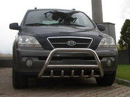 Kia Sorento I BL 2002–2009 Prednji zaščitni lok WT003 (nerjavno jeklo) fotografija 1