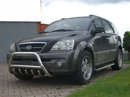 Kia Sorento I BL 2002–2009 Prednji zaščitni lok WT003 (nerjavno jeklo) fotografija 2