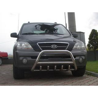 Prednji zaščitni lok WT003 (nerjavno jeklo) Kia Sorento I BL 2002–2009 fotografija 3