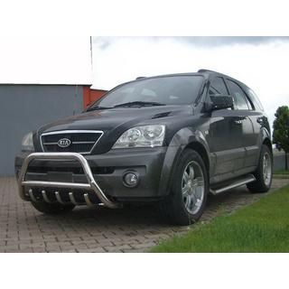 Prednji zaščitni lok WT003 (nerjavno jeklo) Kia Sorento I BL 2002–2009 fotografija 2