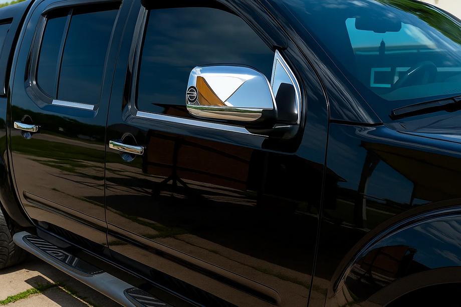 Suzuki Equator 2009– Okrasna obloga za vetrovnike (2 kosa, nerjaveče jeklo) Image
