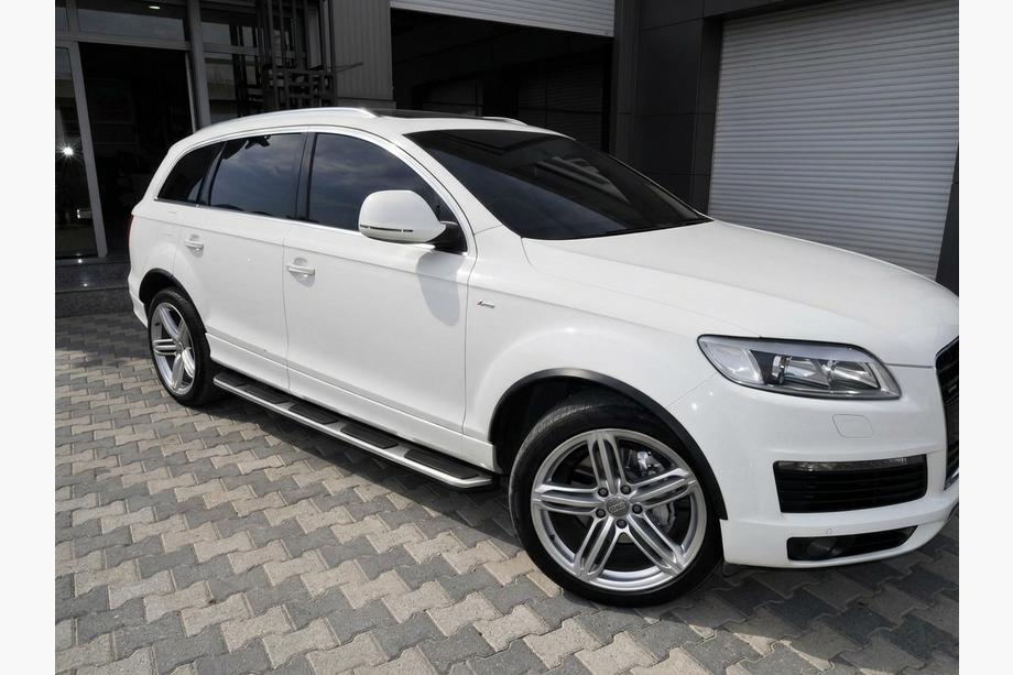 Audi Q5 2008–2017 OEM bočne stopnice (2 kos, aluminij) Fotografija 1