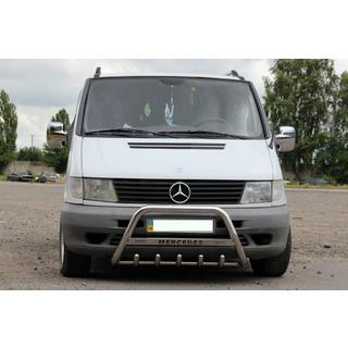 Sprednji zaščitni lok WT003/4 (nerjavno jeklo) Mercedes Vito W638 1996–2003 fotografija 3