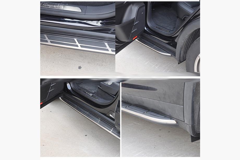 Porsche Cayenne 2010–2017 OEM bočne stopnice (2 kosa, aluminij) Fotografija 7
