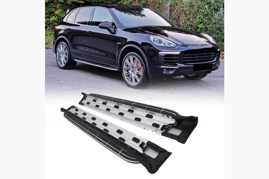 Porsche Cayenne 2010–2017 OEM bočne stopnice (2 kosa, aluminij) Image