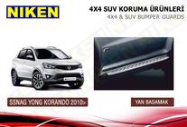 SsangYong Korando 2010–2019 Stranske stopnice Niken BMW style (2 kosa, aluminij) fotografija 2