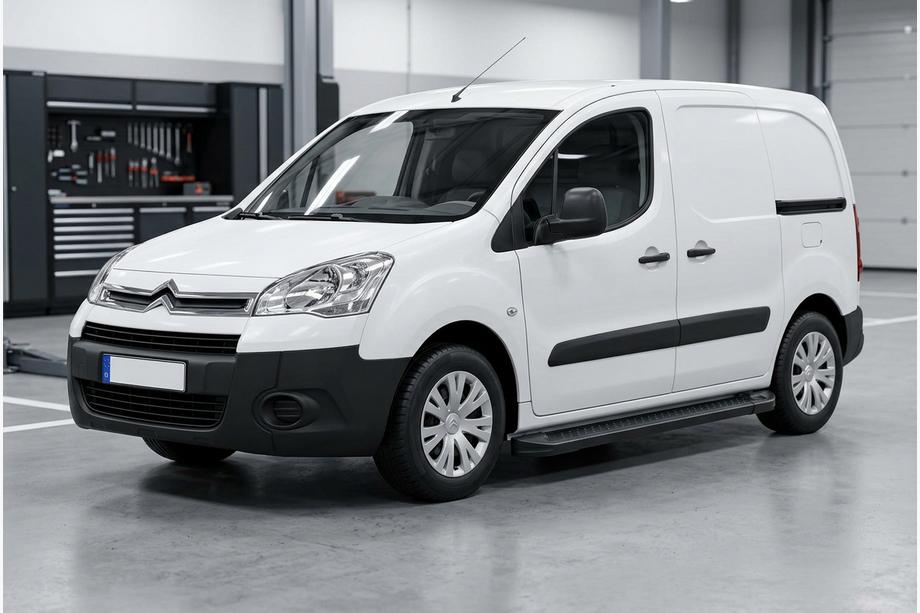 Citroen Berlingo 2008–2018 Bočne stopnice Allmond Black (2 kos, aluminij) Image
