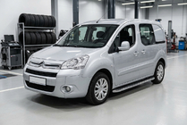 Citroen Berlingo 2008–2018 Stranski pragovi Maydos V1 (2 kos, aluminij ↗ nerjaveče jeklo) fotografija 1