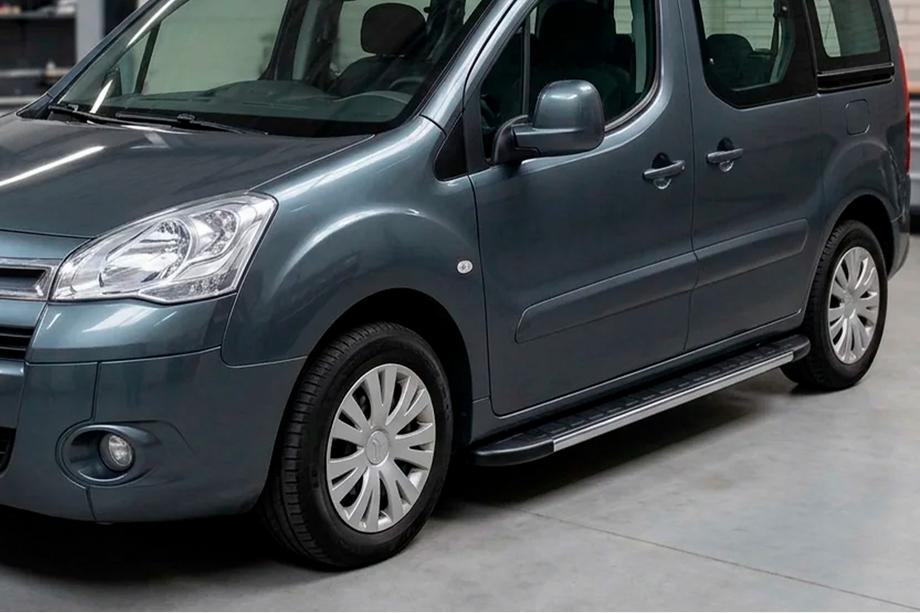 Peugeot Partner Tepee 2008–2018 Stranske stopnice Duru (2 kos, aluminij) Image