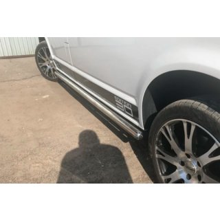 Stranske cevi (2 kos, nerjaveče jeklo) Volkswagen T5 Transporter 2003–2010 fotografija 1