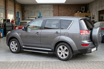 Citroen C-Crosser 2007–2013 Bočne stopnice Duru (2 kosa, aluminij) fotografija 1
