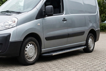 Fiat Scudo 2007–2015 Bočne stopnice Duru (2 kosa, aluminij) fotografija 1