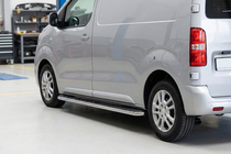 Fiat Scudo 2007–2015 Stranski pragovi Maydos V1 (2 kos, aluminij ↗ nerjaveče jeklo) fotografija 1