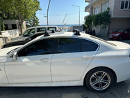 BMW serija 5 F10/F11 2010–2016 Strešni nosilci (prečke) za tovarniška pritrdilna mesta Ecem V3 (2 kosa) Črna, 145 cm fotografija 5