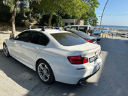 BMW serija 5 F10/F11 2010–2016 Strešni nosilci (prečke) za tovarniška pritrdilna mesta Ecem V3 (2 kosa) Črna, 145 cm fotografija 7