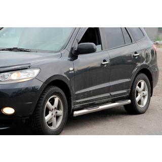 Stranske cevi B3 (2 kosa, nerjavno jeklo) Hyundai Santa Fe 2 2006–2012