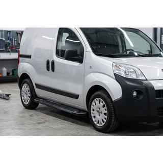 Stranske stopnice RedLine Black (2 kosa, aluminij) fotografija 1