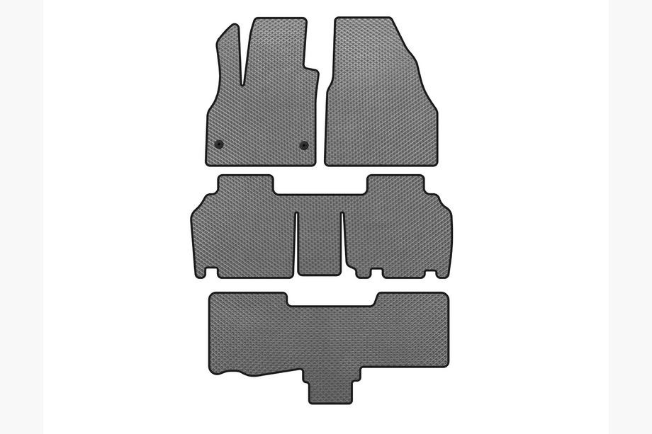 Renault Kangoo 2008–2020 EVA preproge (3 vrste, 5-vratni/7-sedežni, siva) Image