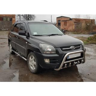 Prednji zaščitni lok WT003 (nerjavno jeklo) Kia Sportage 2004–2010 fotografija 3