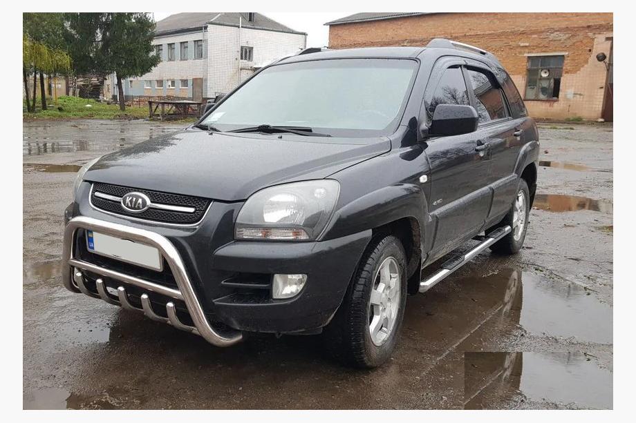 Kia Sportage 2004–2010 Prednji zaščitni lok WT003 (nerjavno jeklo) Image