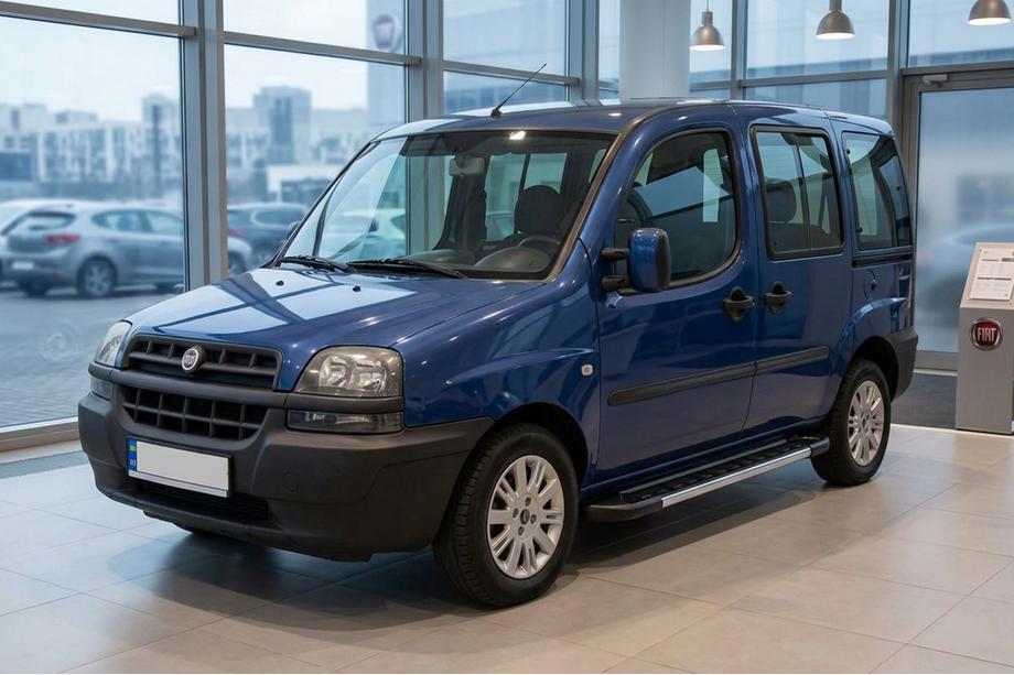 Fiat Doblo I 2001–2005 Stranske stopnice RedLine V1 (2 kos, aluminij) Image