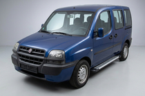 Fiat Doblo I 2001–2005 Stranske stopnice Line (2 kosa, aluminij) fotografija 1