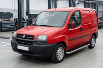Fiat Doblo I 2001–2005 Stranski pragovi Maydos V1 (2 kos, aluminij ↗ nerjaveče jeklo) fotografija 1