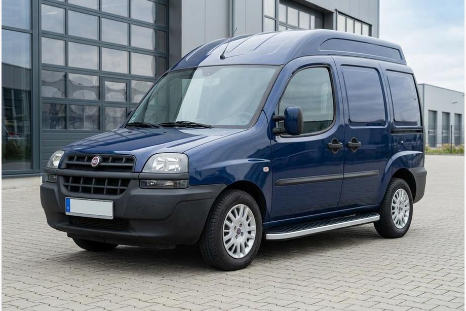 Fiat Doblo I 2001–2005 Stranske stopnice Tayga Grey (2 kos, aluminij) Image