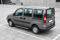 Fiat Doblo I 2005–2010 Stranske stopnice RedLine V1 (2 kos, aluminij) fotografija 1