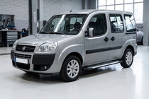 Fiat Doblo I 2005–2010 Stranske stopnice Line (2 kosa, aluminij) fotografija 1