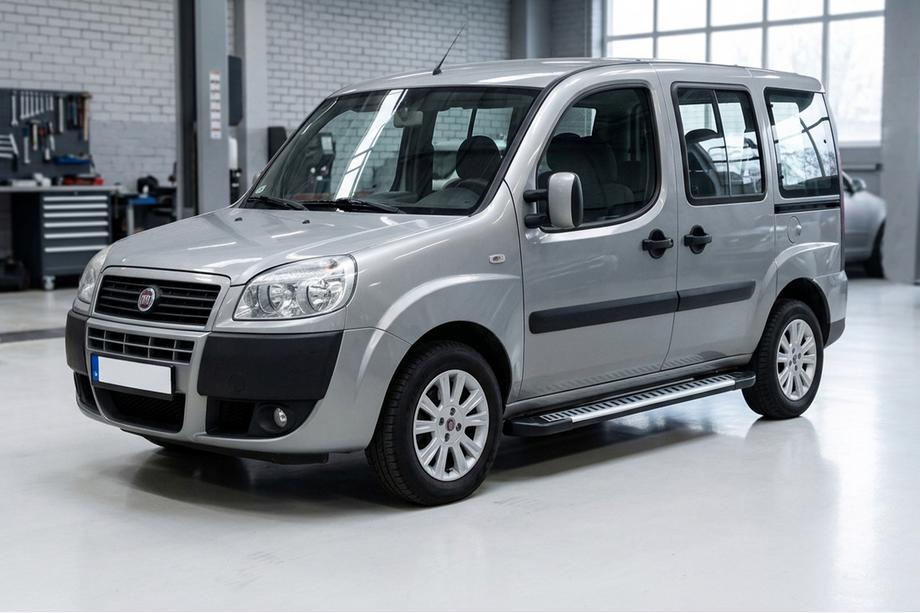Fiat Doblo I 2005–2010 Stranske stopnice Line (2 kosa, aluminij) Image