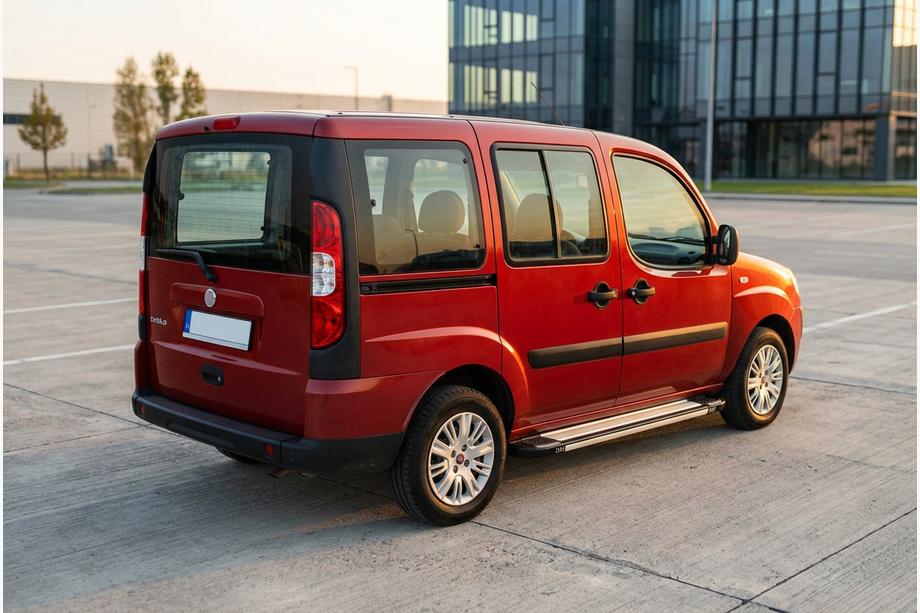 Fiat Doblo I 2005–2010 Stranske stopnice Rainbow (2 kos, aluminij) Image