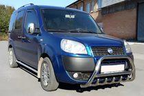 Fiat Doblo I 2001–2005 Prednji zaščitni lok WT003 (nerjavno jeklo) 60 mm, brez napisa fotografija 1