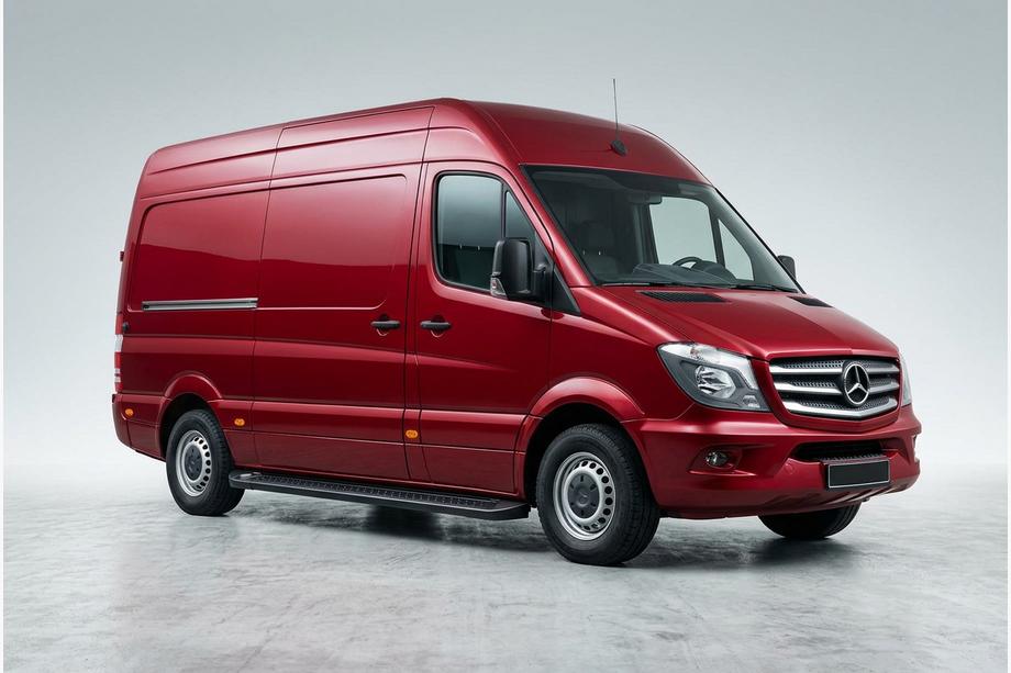 Mercedes Sprinter W906 2006–2018 Bočne stopnice Allmond Black (2 kosa, aluminij) Image