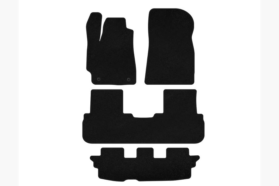 Toyota Highlander 2008–2013 Tekstilne preproge Classic (3 vrste, črne) Image