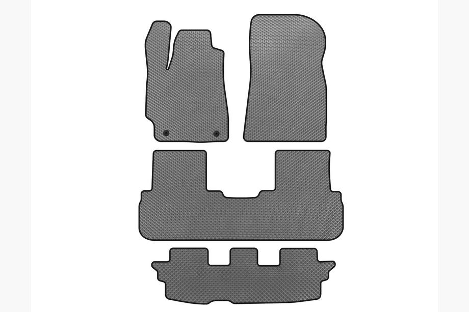 Toyota Highlander 2008–2013 EVA preproge za notranjost (3 vrste, siva) Image